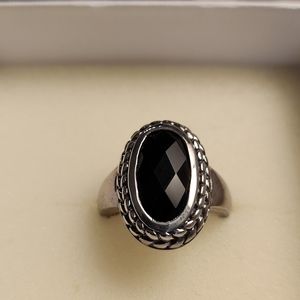 Sterling Silver Onyx Ring